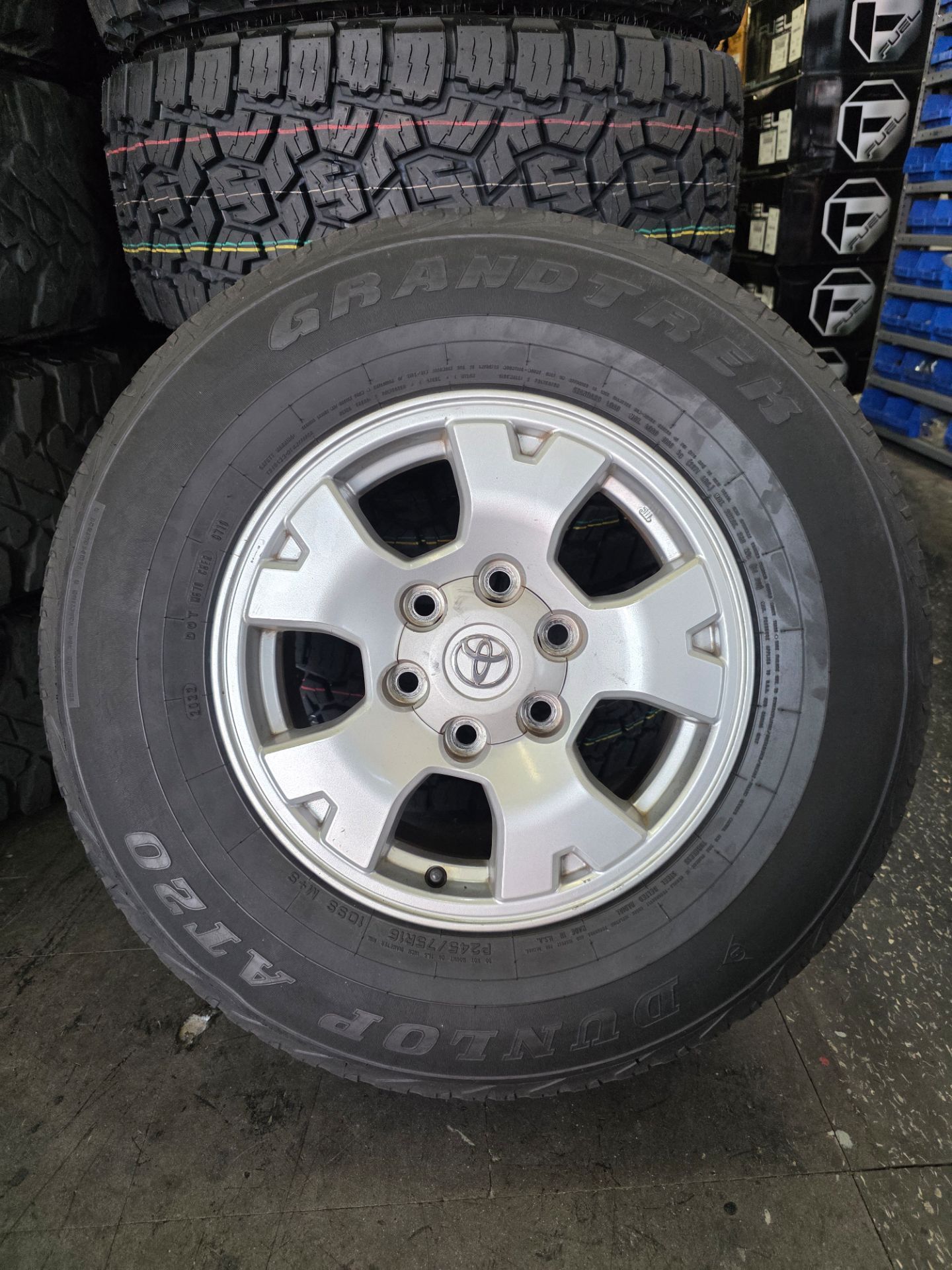 16" Toyota Tacoma OEM rims w/ tires