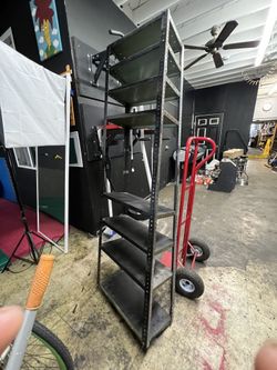 Metal shelf