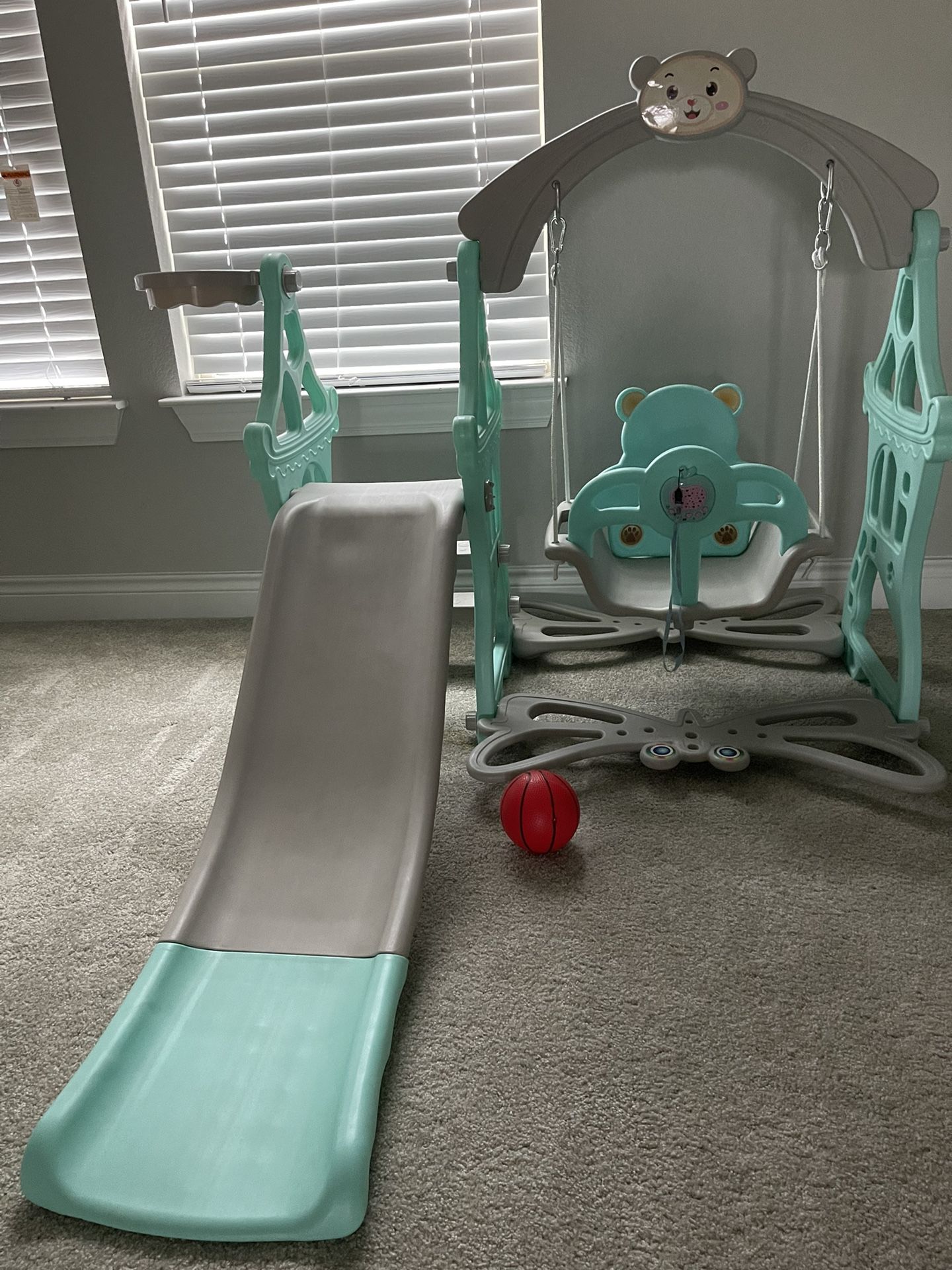Toddler Swing Slide Hoop Set 