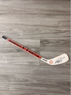 Anaheim Ducks mini stick signed #1 Lukas Dostal
