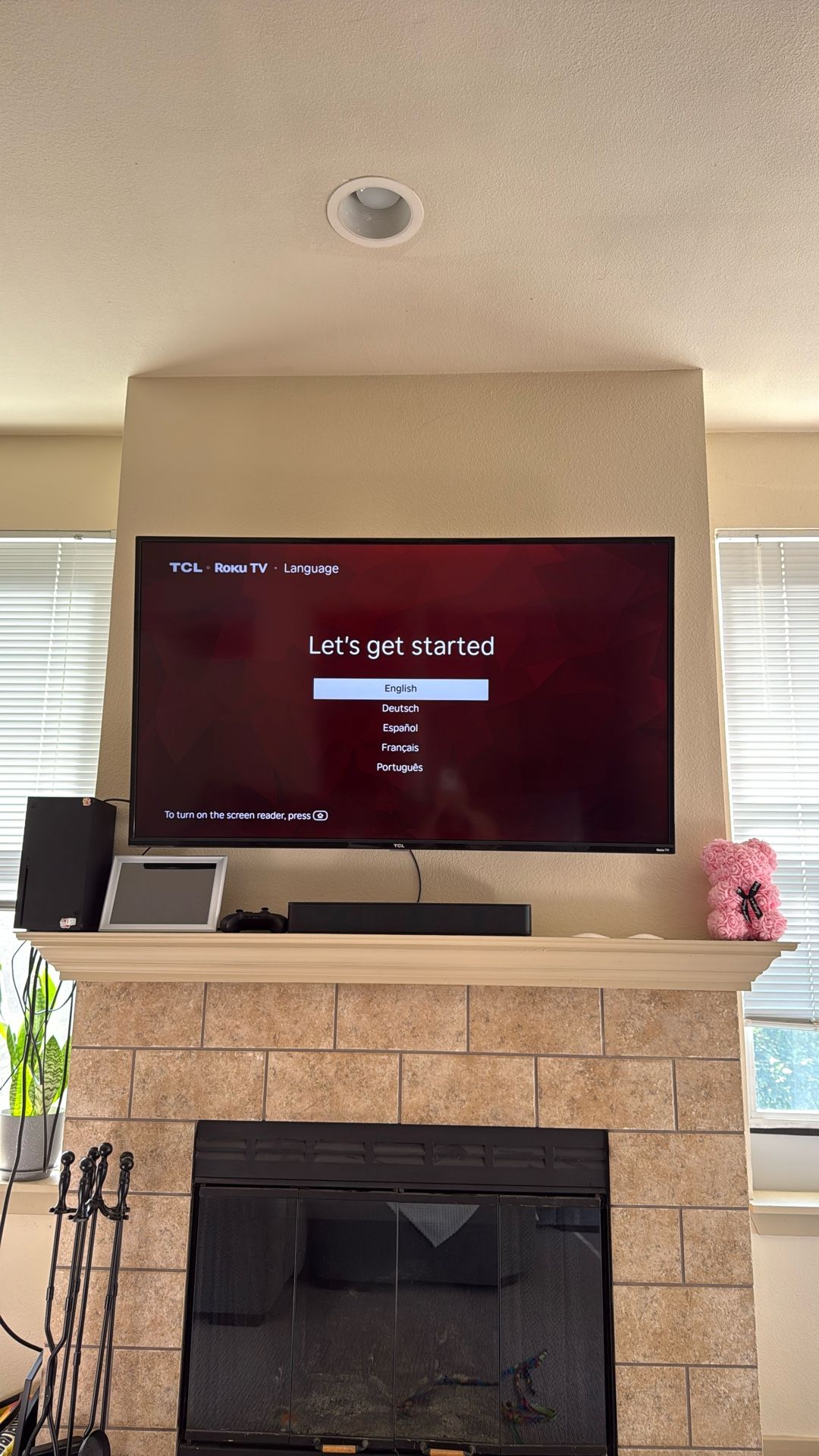 TLC 55” With Wall Mount
