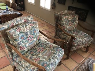 (2) Victorian (authentic) Chairs- wide and perf