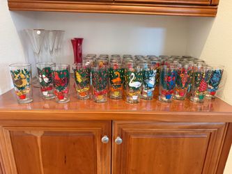 12 Days of Christmas Drinking Glass Set