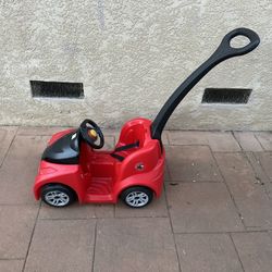 Little red push car