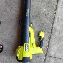 RYOBI ONE+ HP 18V Brushless 110 MPH 350 CFM Cordless Variable-Speed Jet Fan Leaf Blower Tool only