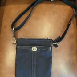 Coach Black Fabric Purse
