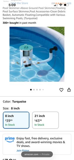 Automatic Floating Above Ground Pool Skimmer
