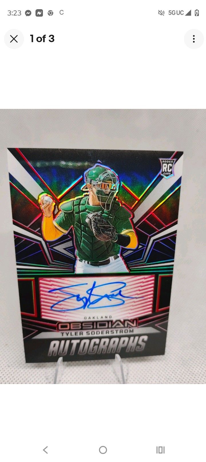 Tyler Soderstorm Rookie Auto 