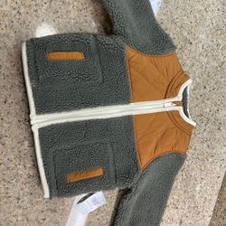 New From Old Navy 6/12months Sherpa Baby  Jacket 