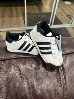 Adidas Samoa shoes, blk & white, size 6