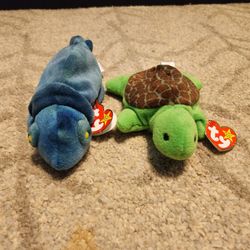 Beanie Babies - Lot Of 2 Reptiles 
