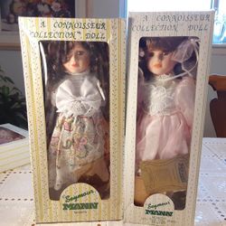 TWO REALLY NEAT LOOKING VINTAGE Dolls  NEVER been OUT OF THE BOX  these Are SEYMOUR MAN GALLERY  Dolls 