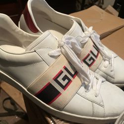 Gucci Ace Stripe Ivory Size 10