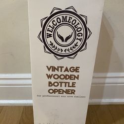 Vintage Wooden Bottle Opener