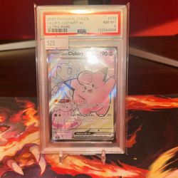 Pokemon Journey Together Lillie’s Clefairy Ex 173/159 Psa 8