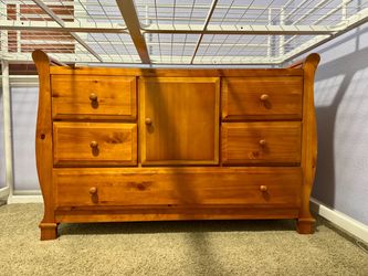 Solid wood dresser