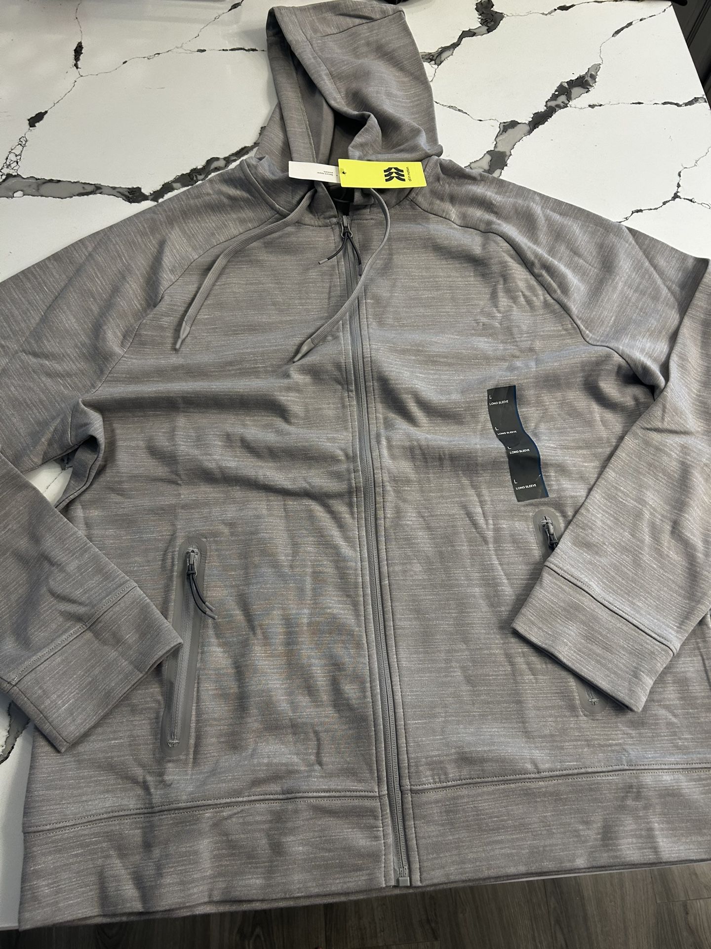 Mens Large Zip Up Hoodie