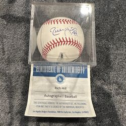 Dodgers signed ball