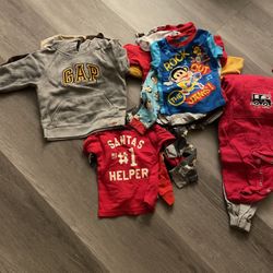 Baby Boy 24 Months Stack of Clothes