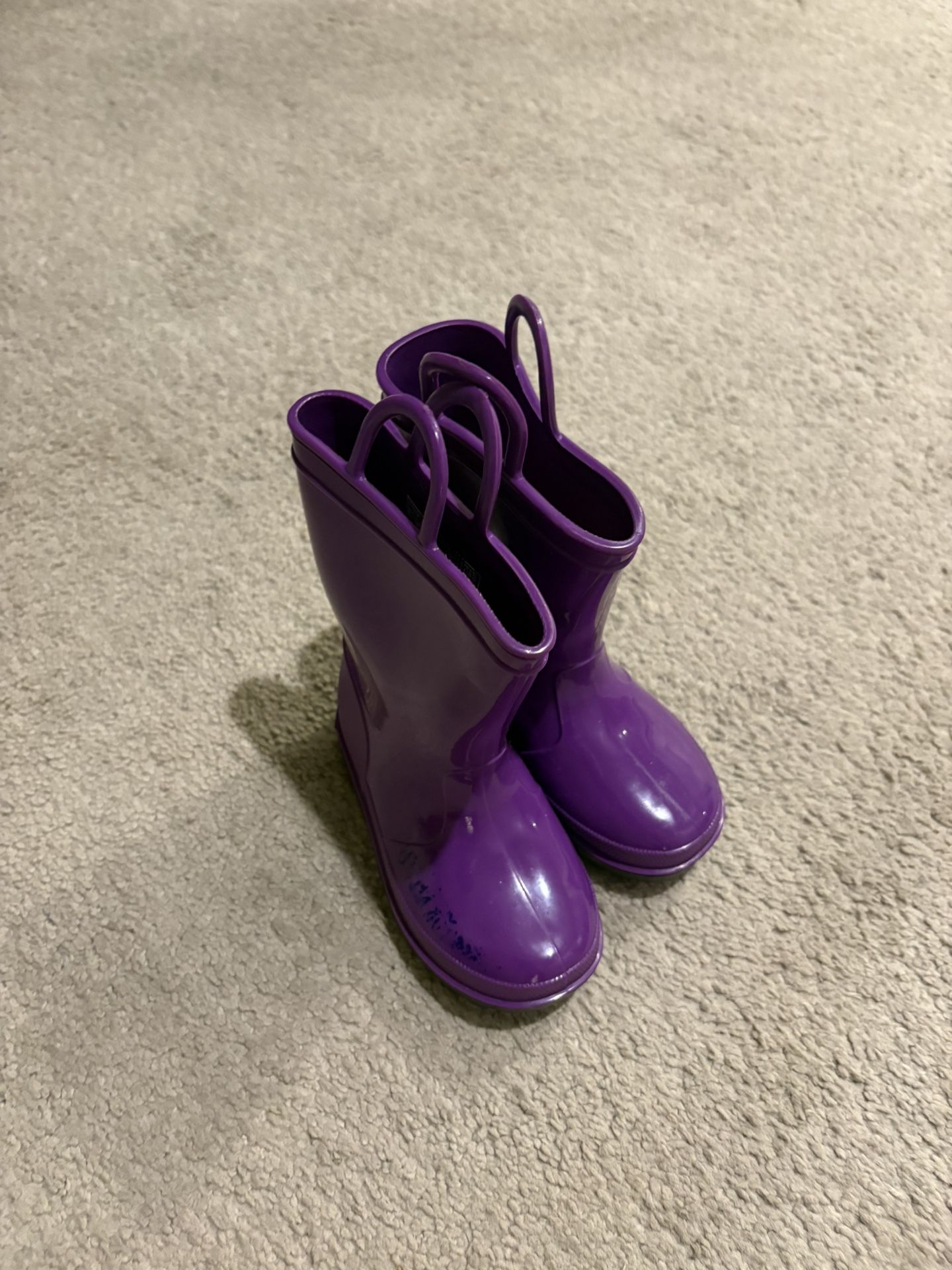 Toddler Size 7 Purple Rain Snow Boot