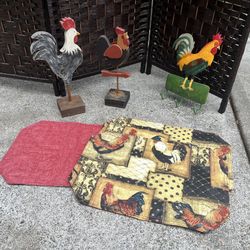 rooster/chicken decor