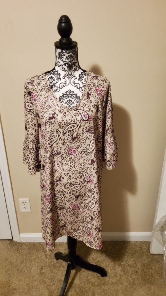 First Love Paisley Print Dress Size Small