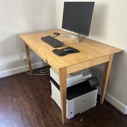 Crate and Barrel Wooden Desk