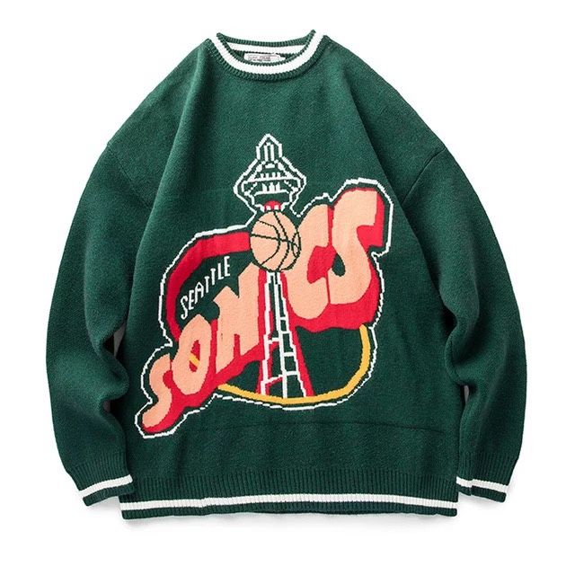 Vintage Super Sonics Sweater Size XL