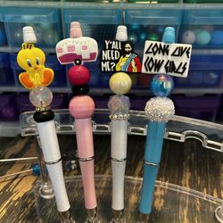 Premade Custom Beaded Pens