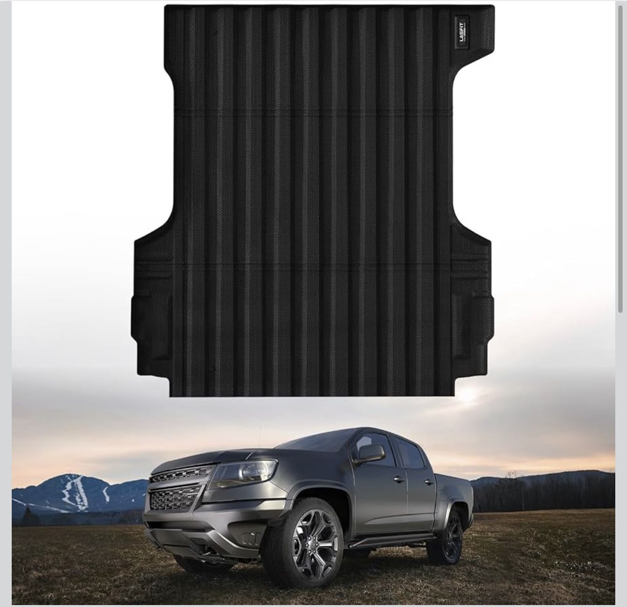 Lasfit Truck Bed Mat for Chevrolet Chevy Colorado/GMC Canyon 2015 - 2022, Only Fit 5FT Bed