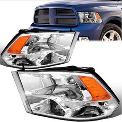 09 to 17 Dodge Ram Headlights OEM STYLE Luces Micas Calaveras Faros Focos Luz Light
