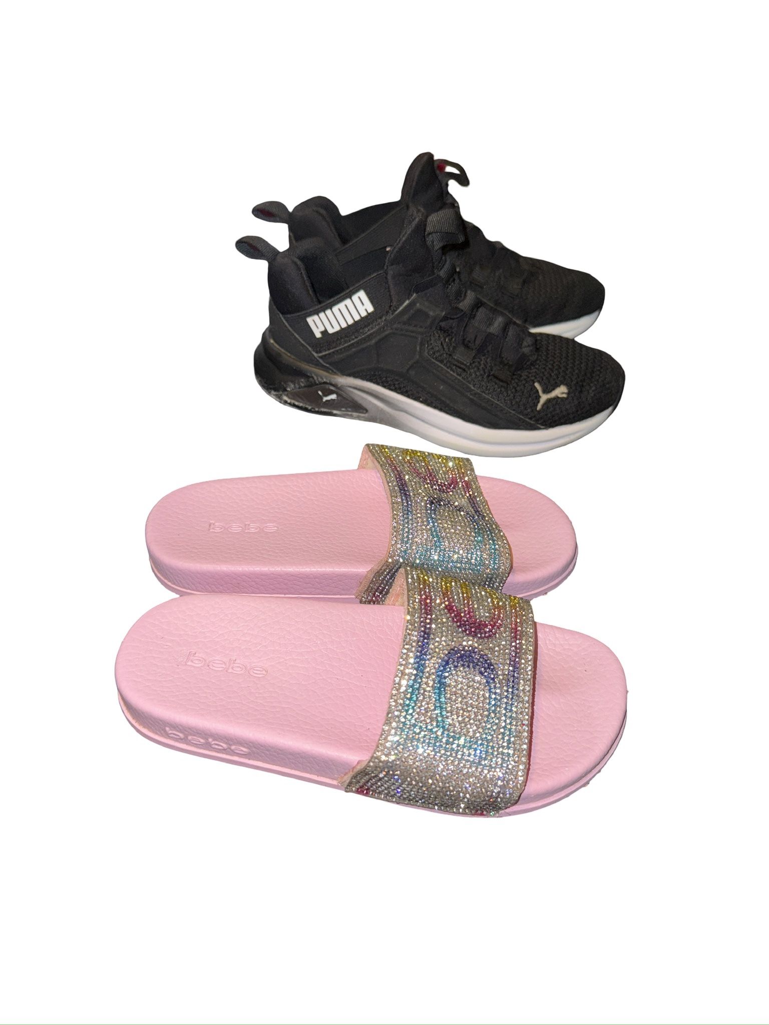 Size 13 Girls Shoes Sneaker Slides Puma Bebe