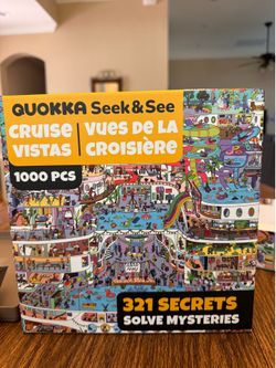 1,000 Piece Puzzle - Seek & Find - Cruise Vistas