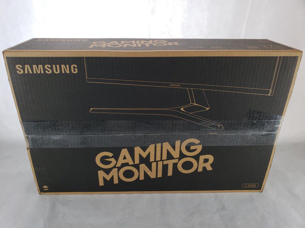 Samsung 27-Inch CJG56 144Hz Curved Gaming Monitor WQHD 2560 x 1440p Resolution, 4ms Response, Game Mode, HDMI, AMD FreeSync