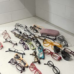 Women’s Eyeglasses Lot 28 PCS Wholesale Optical Glasses Frames Bundle Brands
