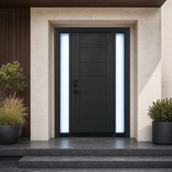 Fiberglass Entry Door with Sidelites