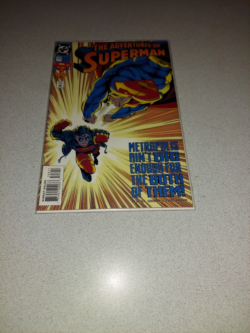 1993 THE ADVENTURES OF SUPERMAN #506 COMIC BAGGED AND BOARDED