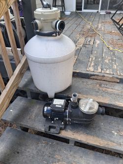 Game Sand Pro  pump and filter