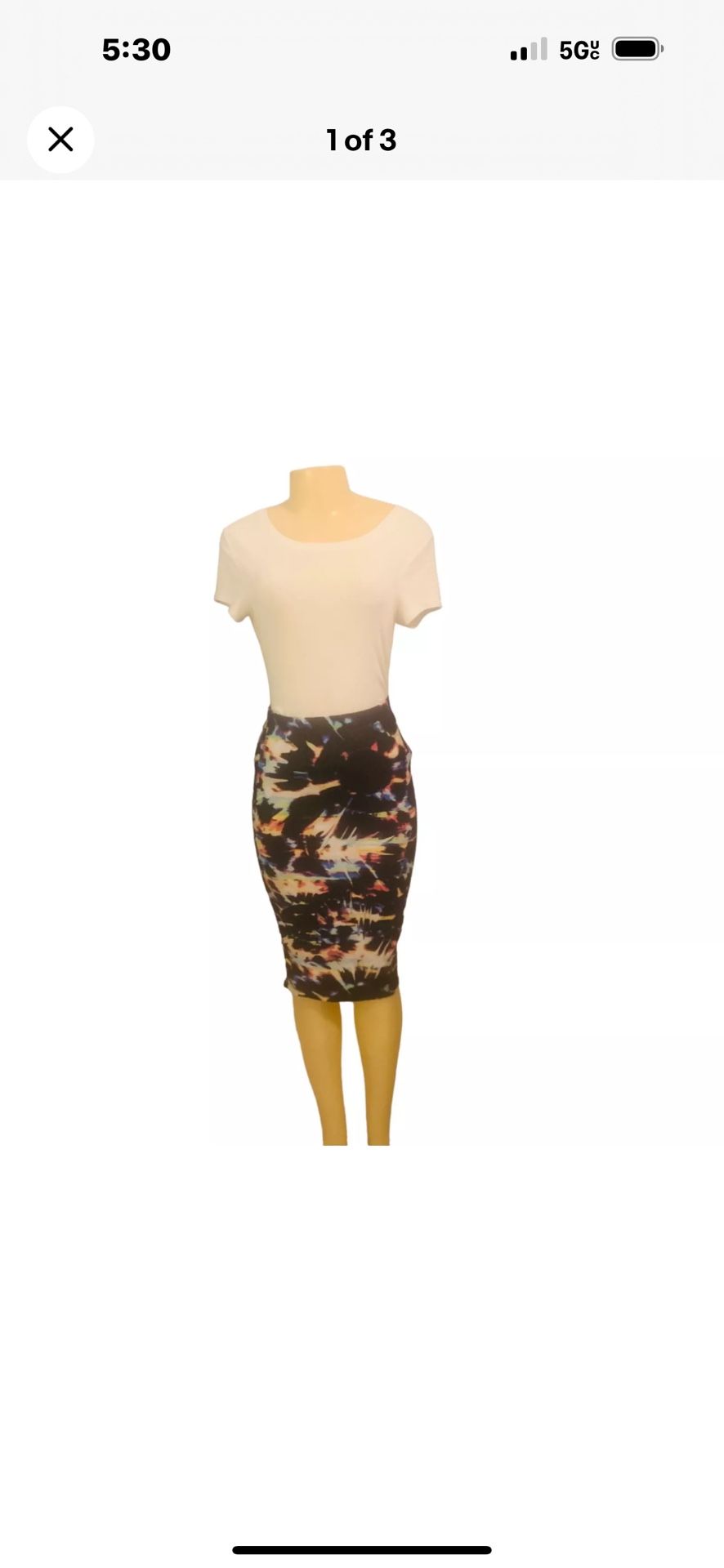 Full Circle Trends Sz M Woman Pencil Skirt
