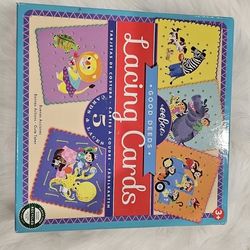 eeBoo Good Deeds Lacing Cards/Set of 5 Cards/Ages 5+