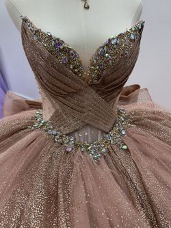 Rose Gold Dress, Quinceanera Dress, Quinceañera, Vestido De Quinceanera, 15 Dress, Gown, Sweet 16
