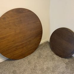Williams Sonoma NEW Round Wood Table Tops