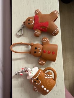 gingerbread sanitizer holder
