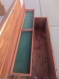 Lane Cedar Hope Chest / Sweetheart Chest with Jewelry Tray & Original Certificate