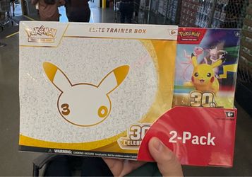 Pokemon 30th celebration ETB + Booster Bundle