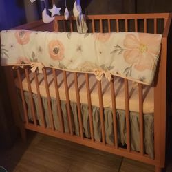 Pink Mini Crib