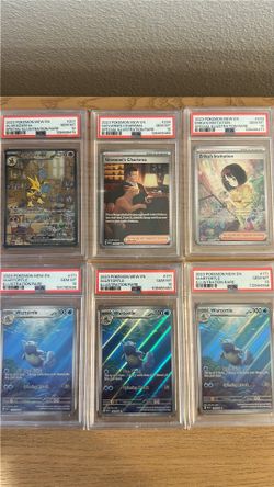 Psa 10 Pokemon slabs