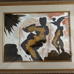 Salvador Dali, Animam et Corpus Trado pro Patriis Legibus, Lithograph, 1964