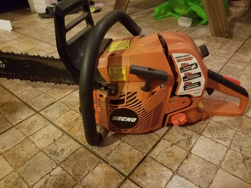 Echo chainsaw cs-600p