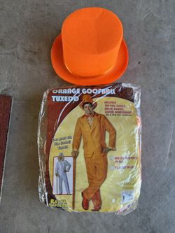 Orange Goofball Costume